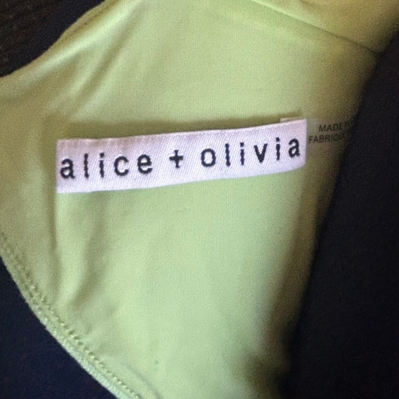 Alice + Olivia Delora Dream Life Sharp Green open-back maxi dress XS $595 - Picture 8 of 11